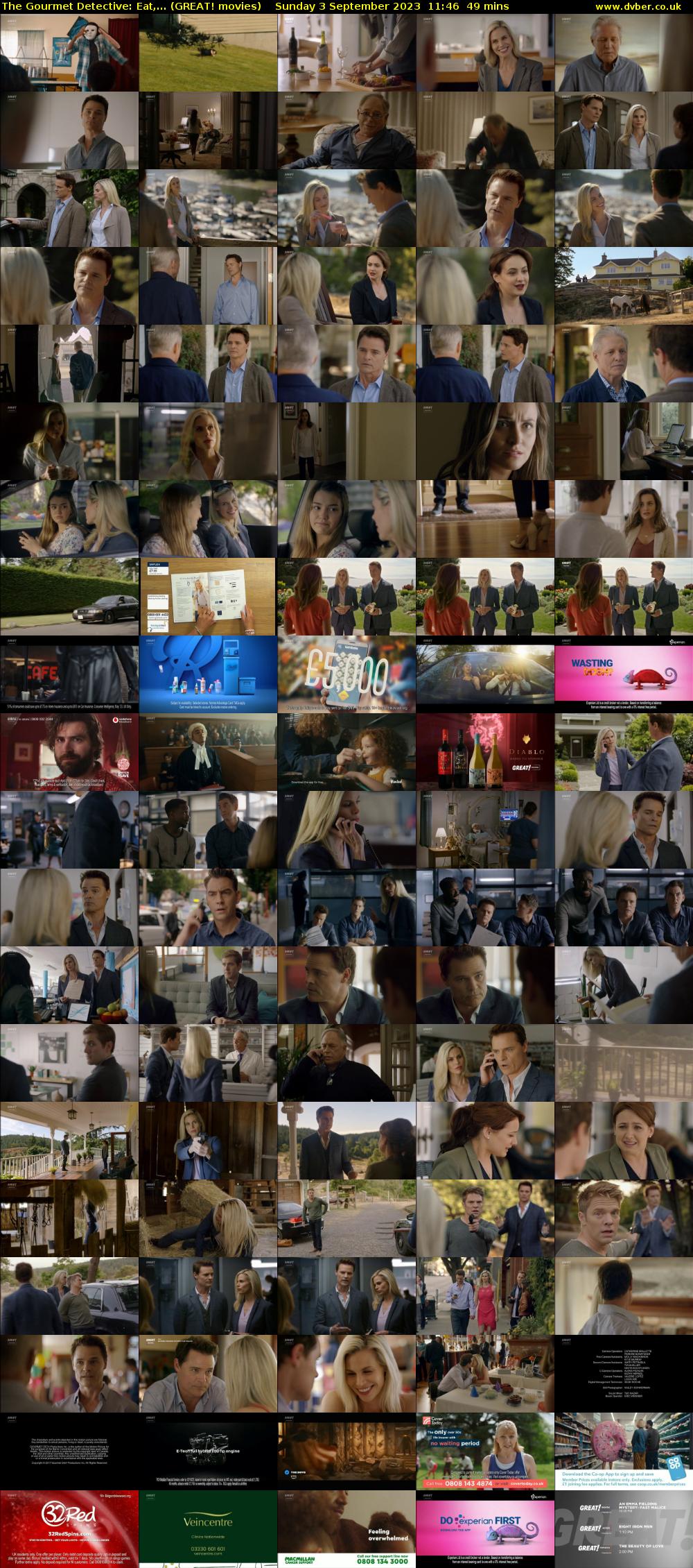 The Gourmet Detective: Eat,... (GREAT! movies) Sunday 3 September 2023 11:46 - 12:35