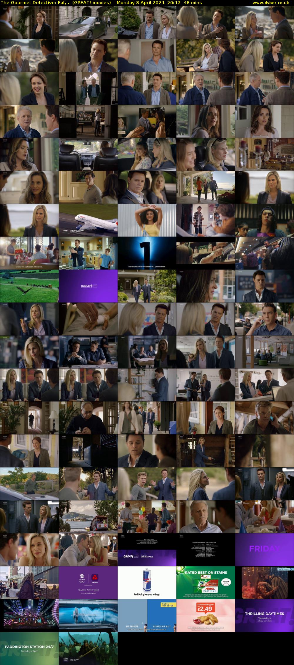 The Gourmet Detective: Eat,... (GREAT! movies) Monday 8 April 2024 20:12 - 21:00