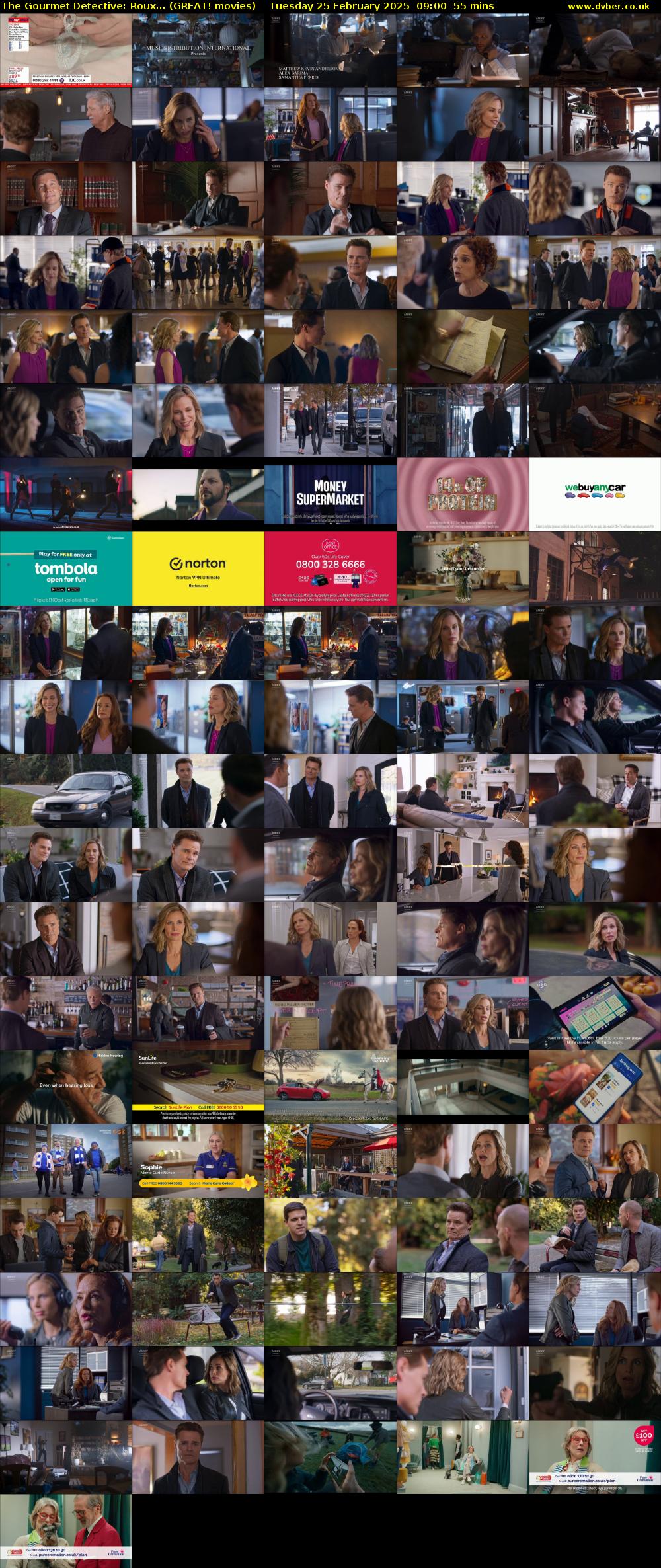The Gourmet Detective: Roux... (GREAT! movies) Tuesday 25 February 2025 09:00 - 09:55