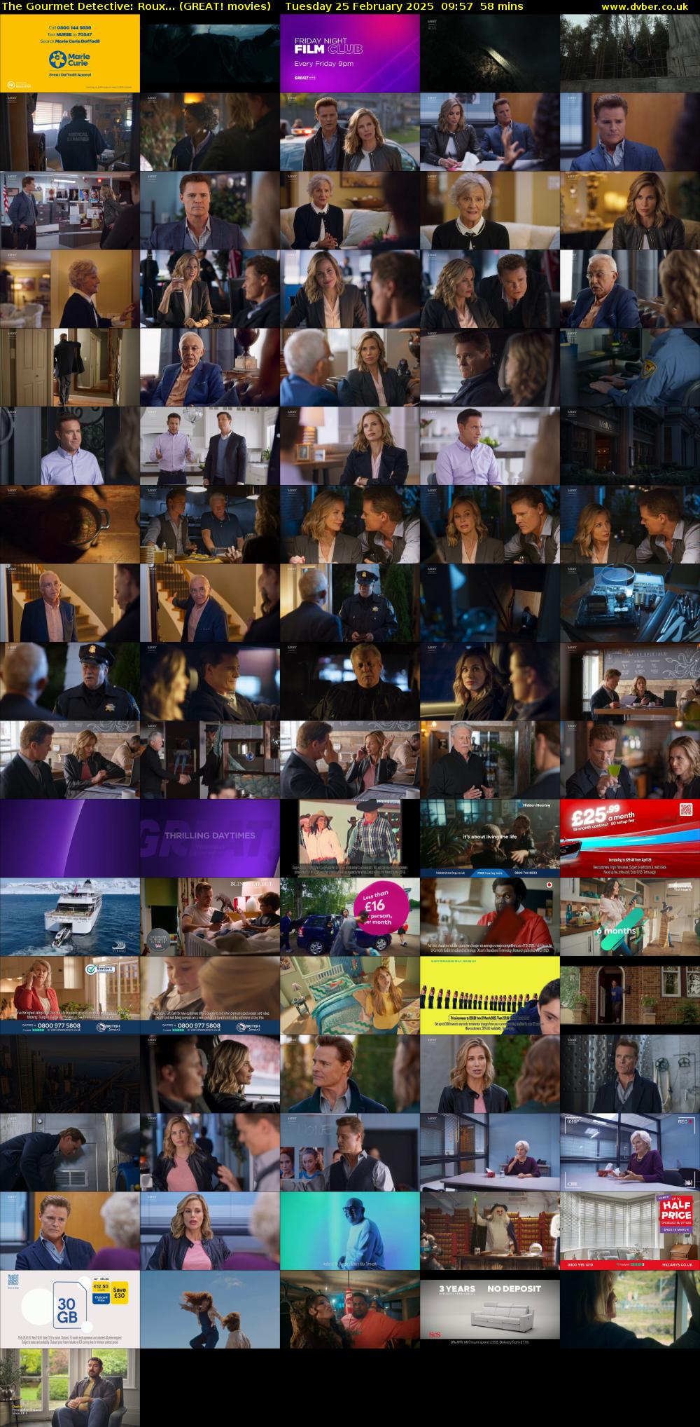 The Gourmet Detective: Roux... (GREAT! movies) Tuesday 25 February 2025 09:57 - 10:55
