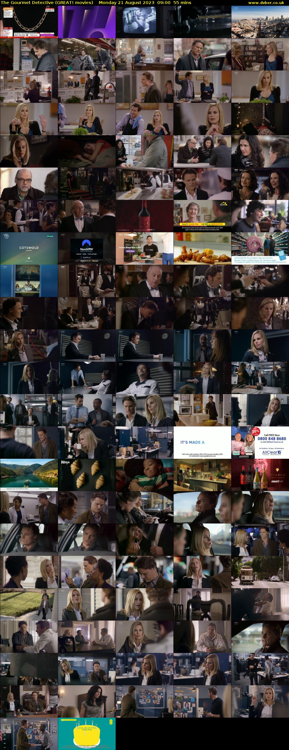 The Gourmet Detective (GREAT! movies) Monday 21 August 2023 09:00 - 09:55