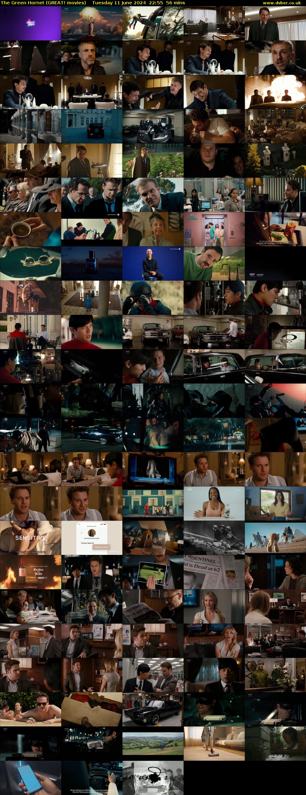 The Green Hornet (GREAT! movies) Tuesday 11 June 2024 22:55 - 23:51