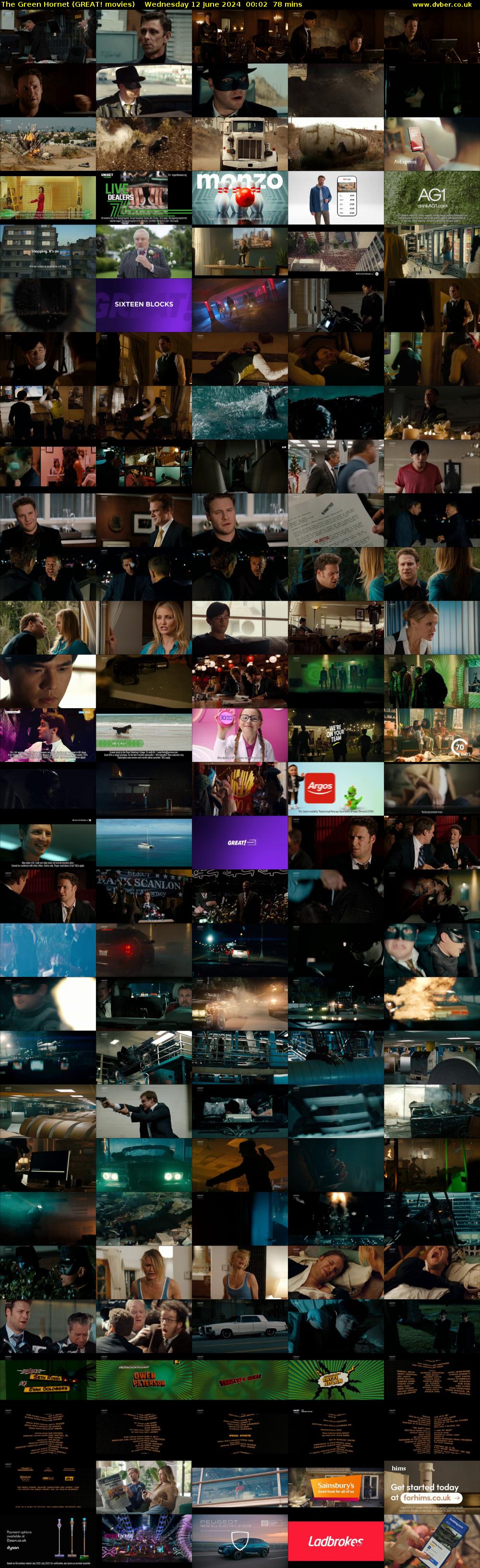 The Green Hornet (GREAT! movies) Wednesday 12 June 2024 00:02 - 01:20