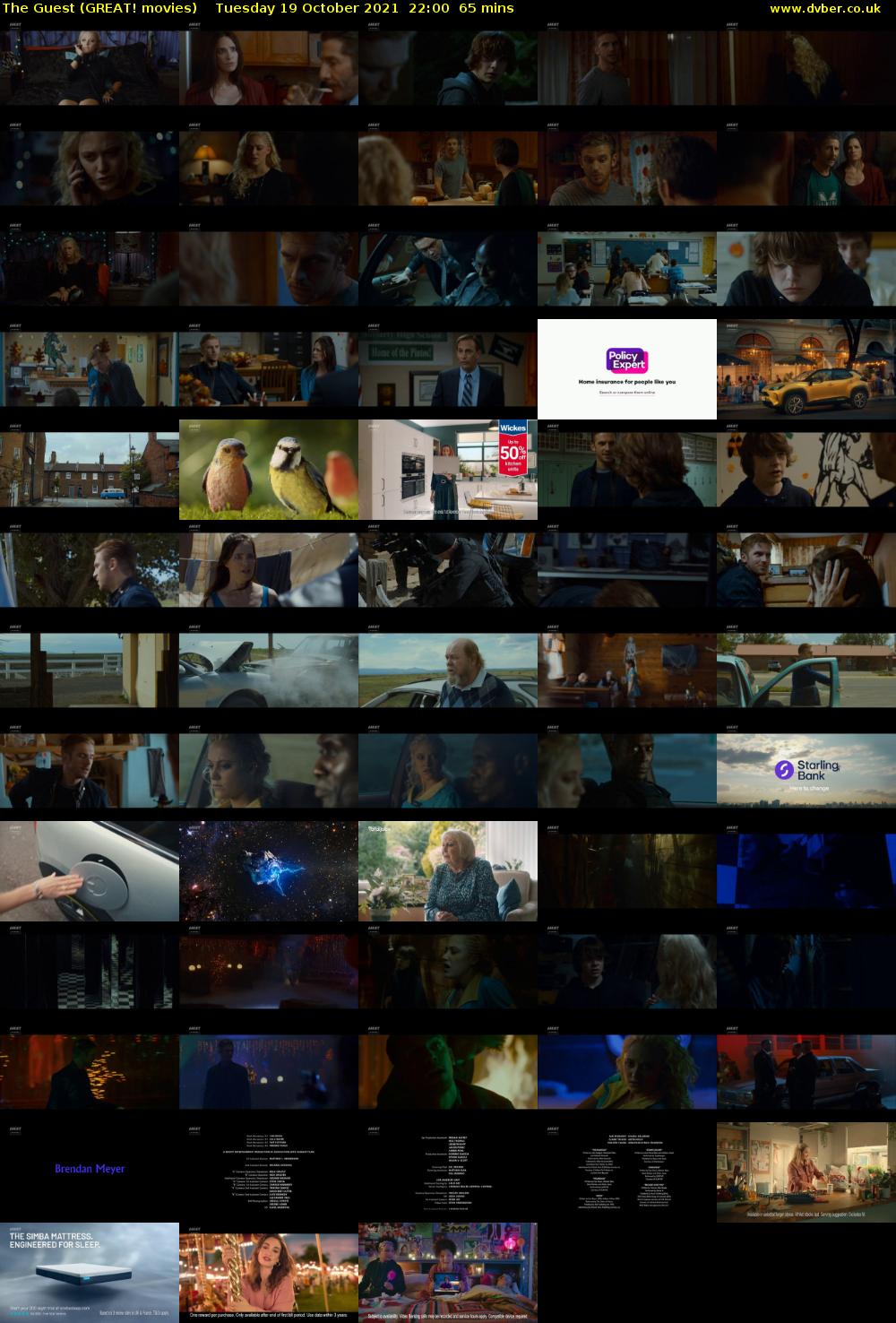 The Guest (GREAT! movies) Tuesday 19 October 2021 22:00 - 23:05