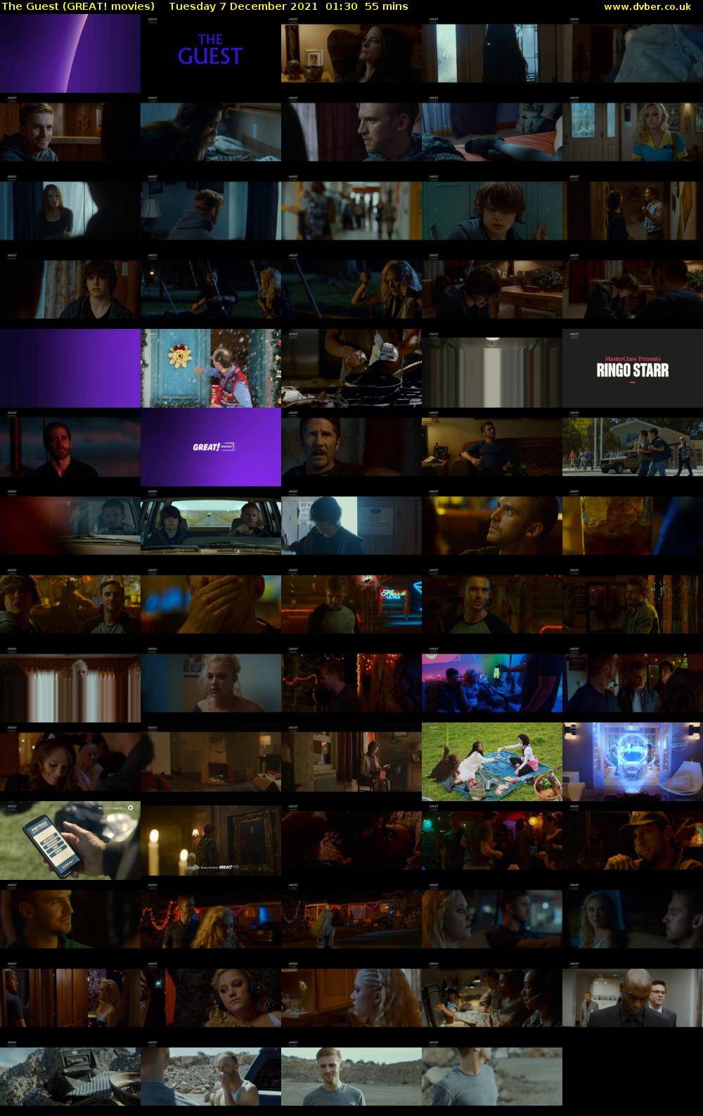 The Guest (GREAT! movies) Tuesday 7 December 2021 01:30 - 02:25