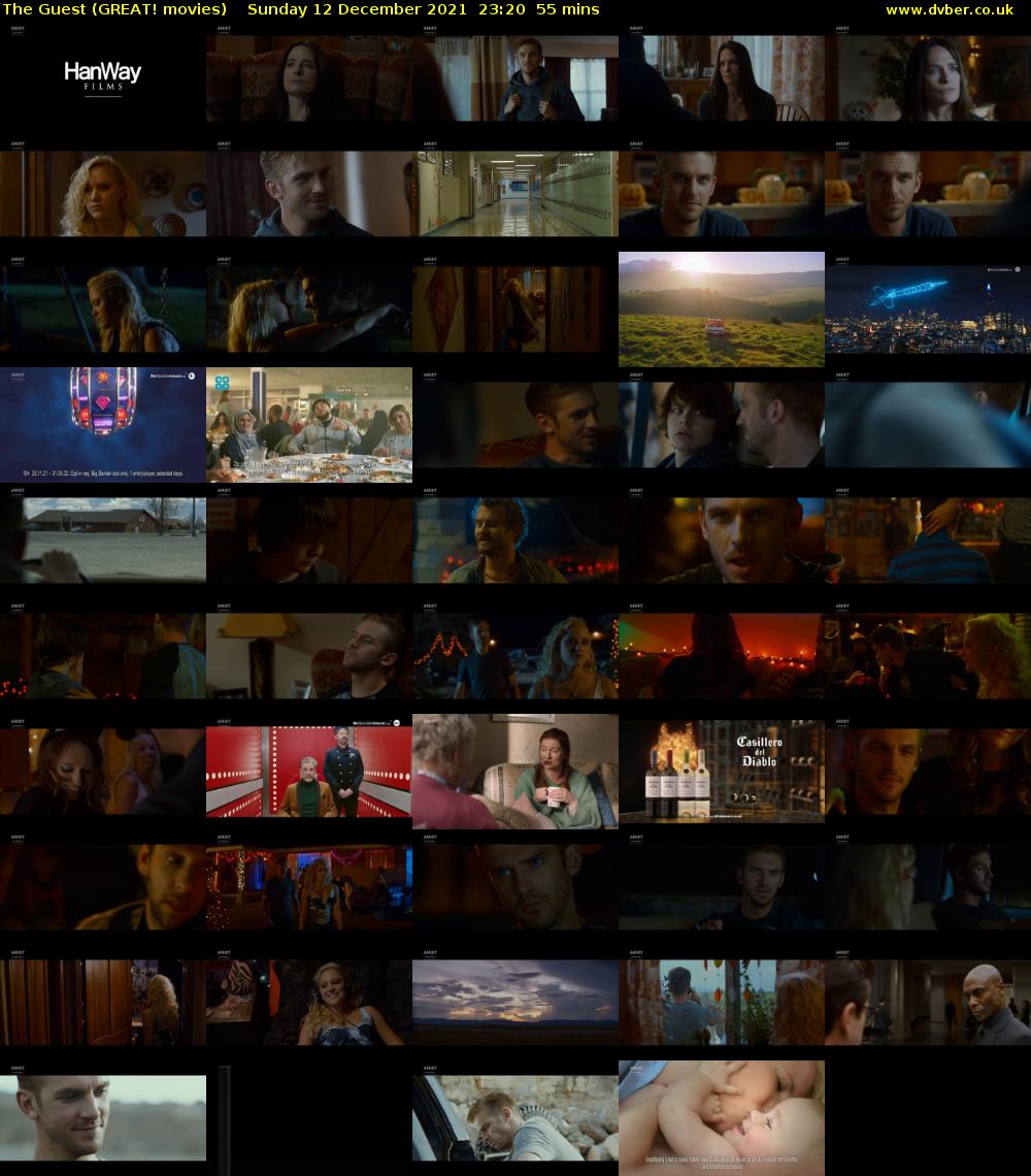 The Guest (GREAT! movies) Sunday 12 December 2021 23:20 - 00:15