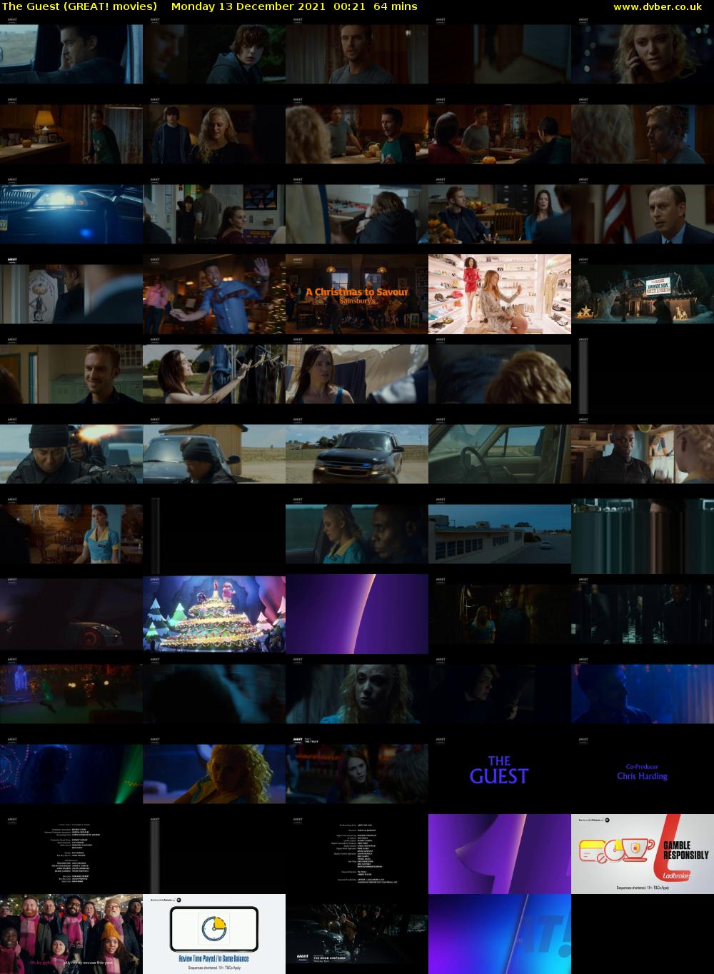 The Guest (GREAT! movies) Monday 13 December 2021 00:21 - 01:25