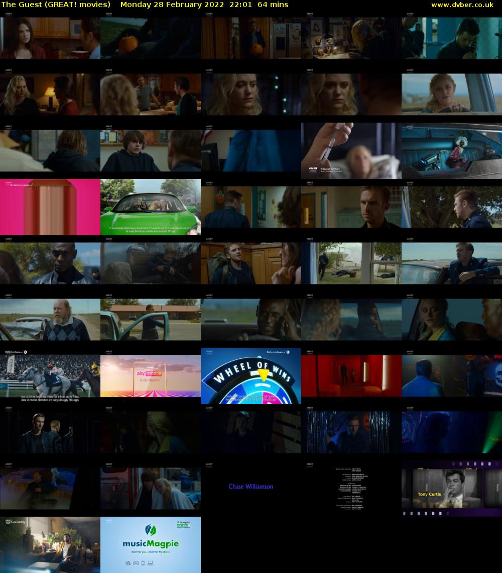 The Guest (GREAT! movies) Monday 28 February 2022 22:01 - 23:05