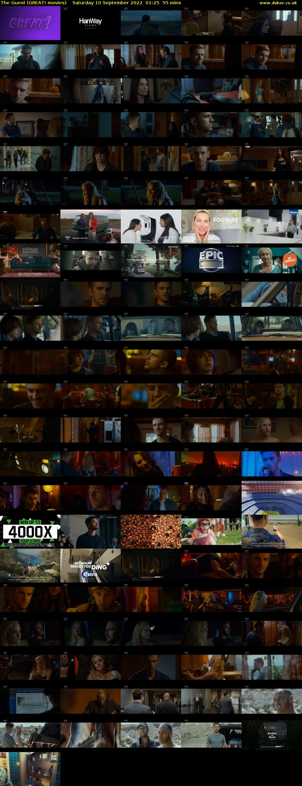 The Guest (GREAT! movies) Saturday 10 September 2022 01:25 - 02:20