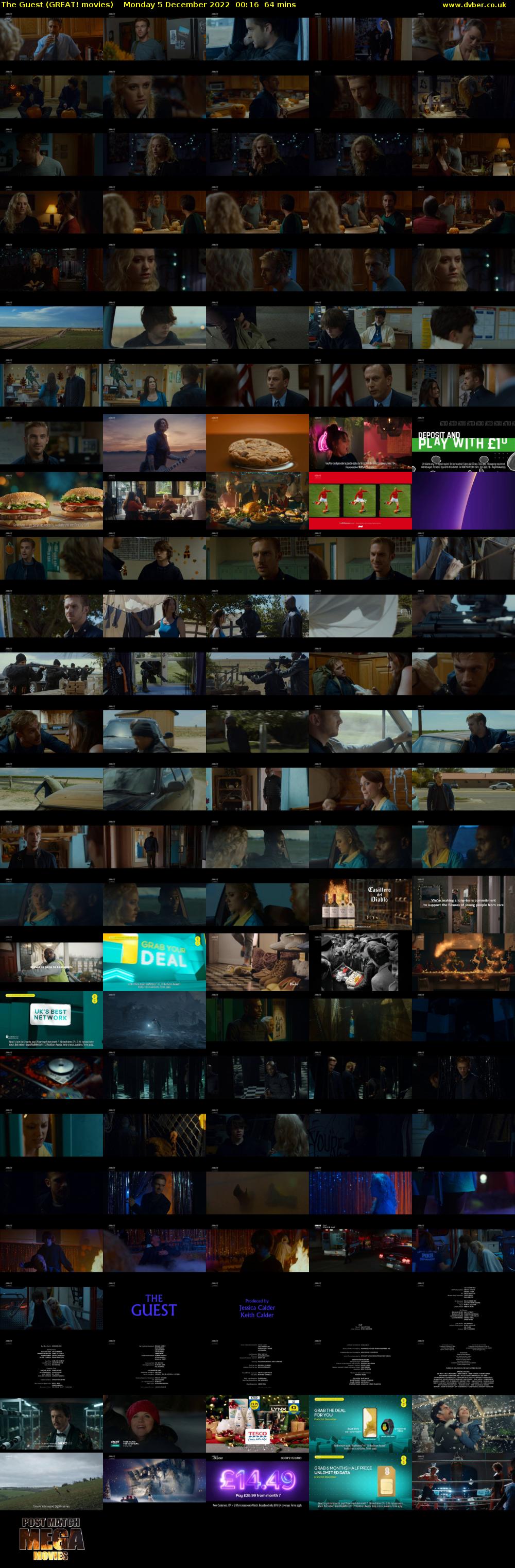 The Guest (GREAT! movies) Monday 5 December 2022 00:16 - 01:20