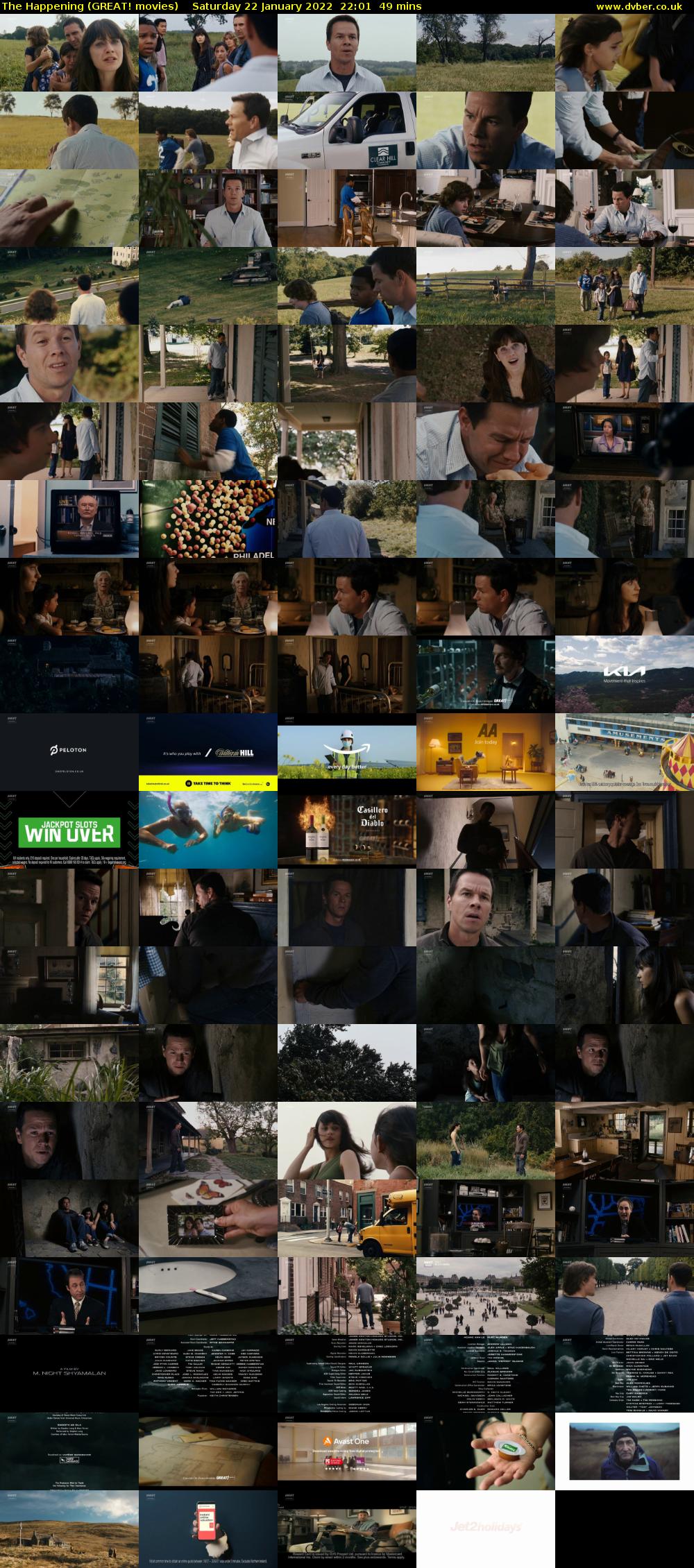 The Happening (GREAT! movies) Saturday 22 January 2022 22:01 - 22:50