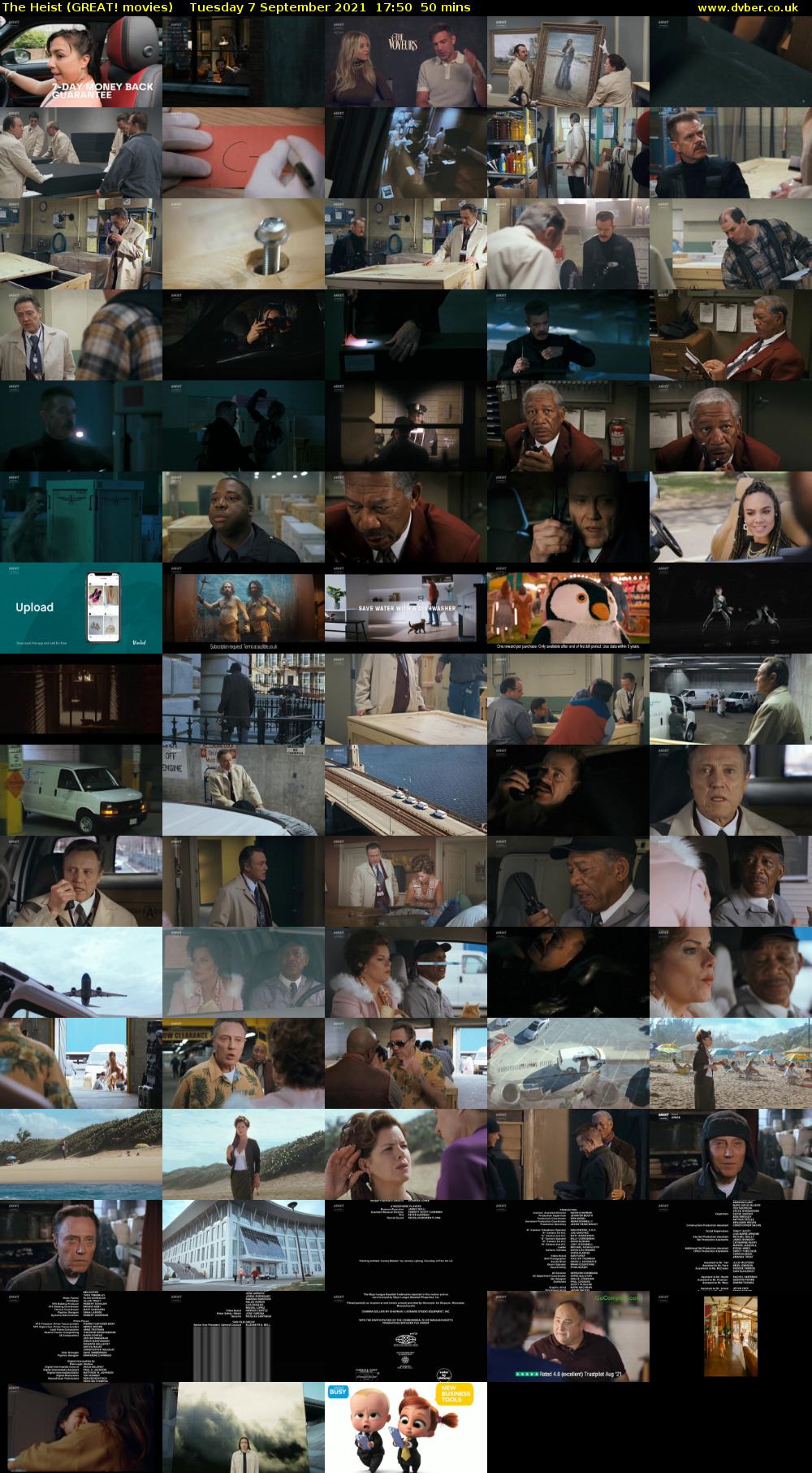 The Heist (GREAT! movies) Tuesday 7 September 2021 17:50 - 18:40