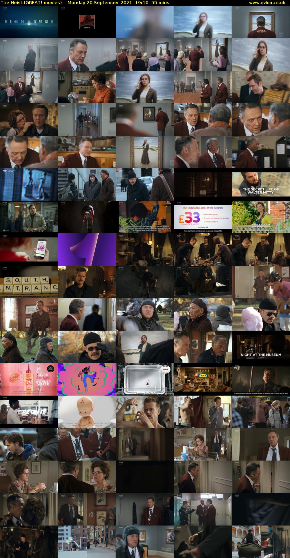The Heist (GREAT! movies) Monday 20 September 2021 19:10 - 20:05