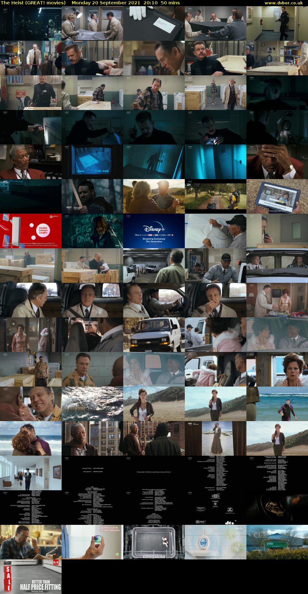 The Heist (GREAT! movies) Monday 20 September 2021 20:10 - 21:00