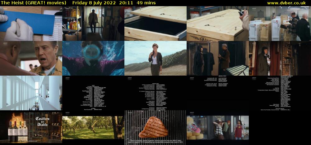 The Heist (GREAT! movies) Friday 8 July 2022 20:11 - 21:00
