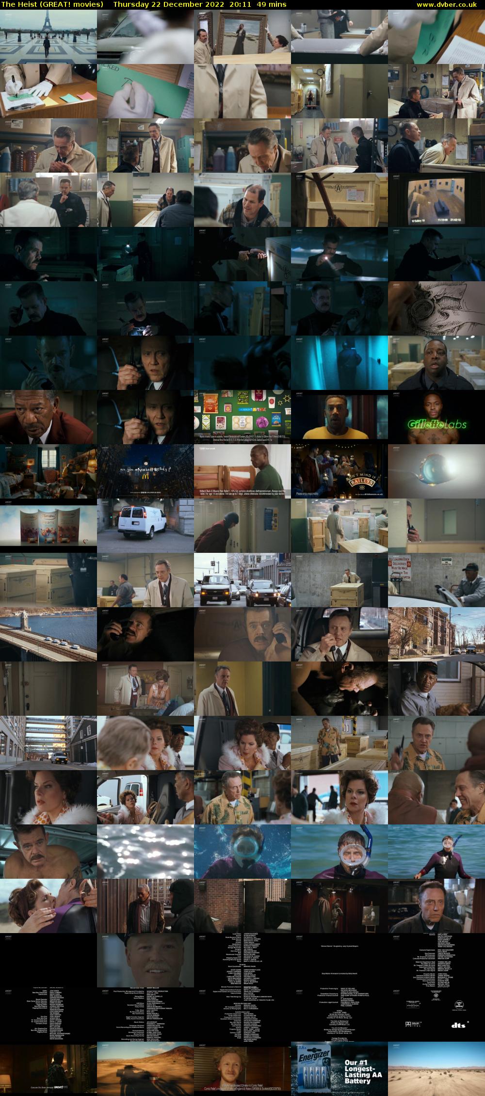 The Heist (GREAT! movies) Thursday 22 December 2022 20:11 - 21:00