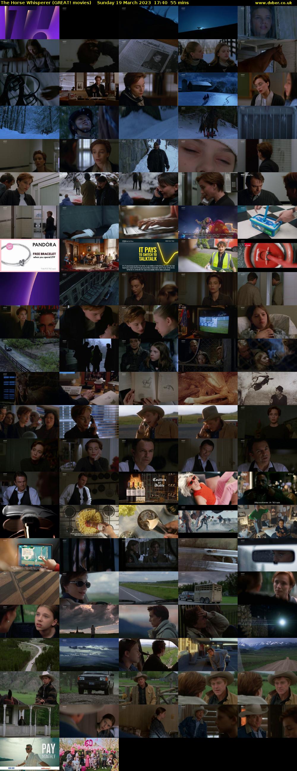 The Horse Whisperer (GREAT! movies) Sunday 19 March 2023 17:40 - 18:35
