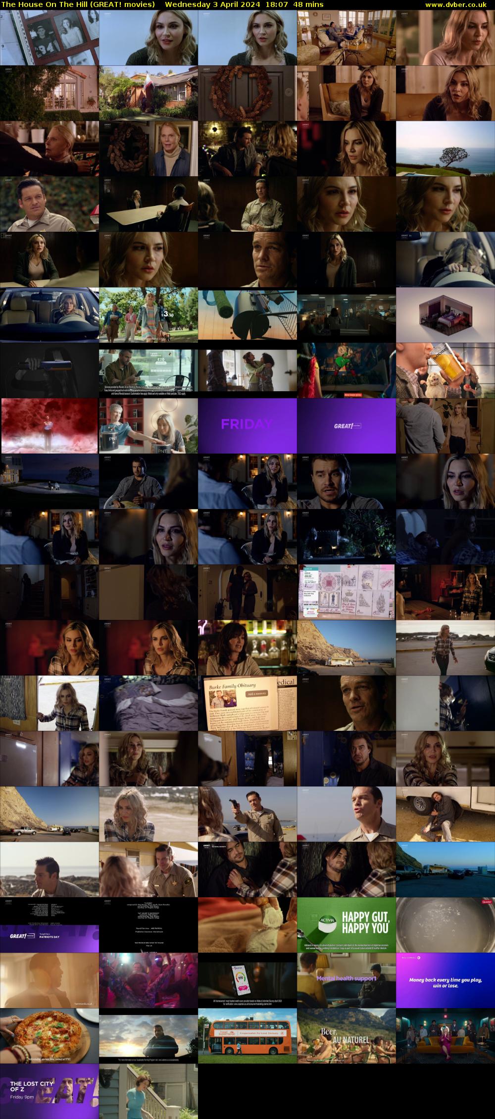 The House On The Hill (GREAT! movies) Wednesday 3 April 2024 18:07 - 18:55