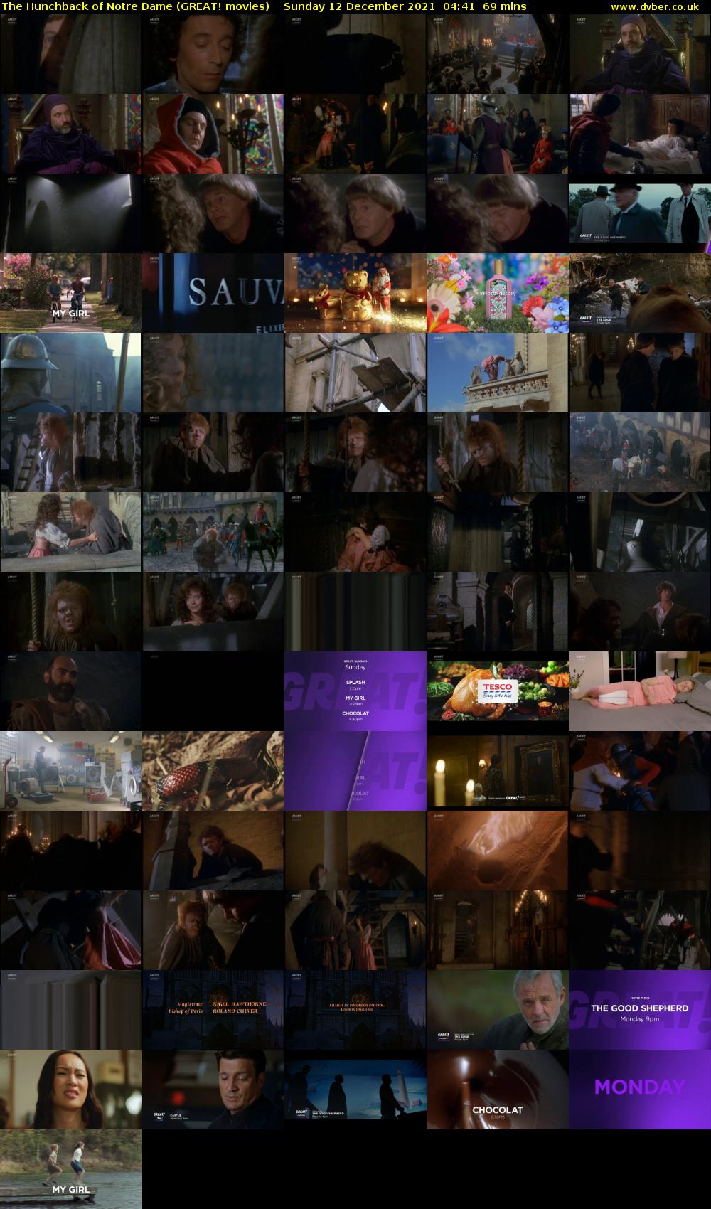 The Hunchback of Notre Dame (GREAT! movies) Sunday 12 December 2021 04:41 - 05:50