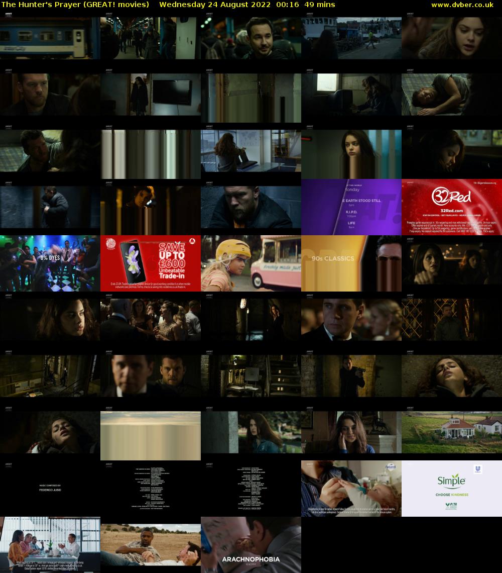 The Hunter's Prayer (GREAT! movies) Wednesday 24 August 2022 00:16 - 01:05
