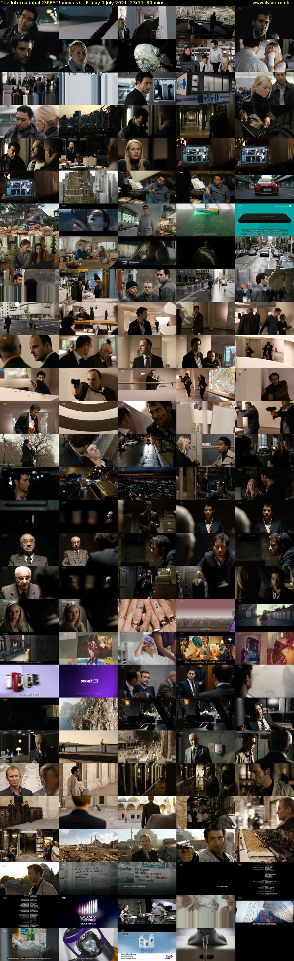 The International (GREAT! movies) Friday 9 July 2021 23:55 - 01:15