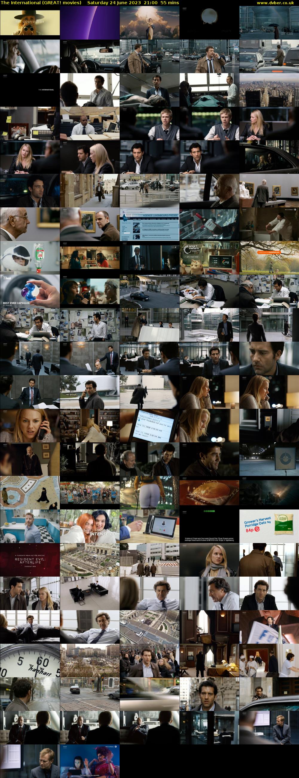 The International (GREAT! movies) Saturday 24 June 2023 21:00 - 21:55
