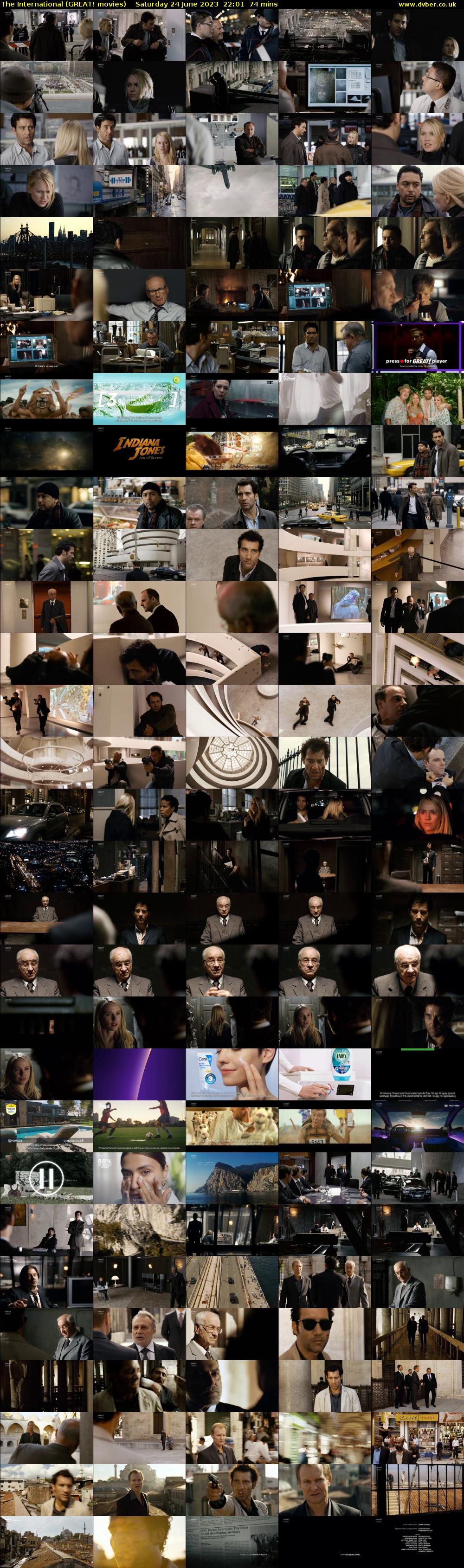 The International (GREAT! movies) Saturday 24 June 2023 22:01 - 23:15