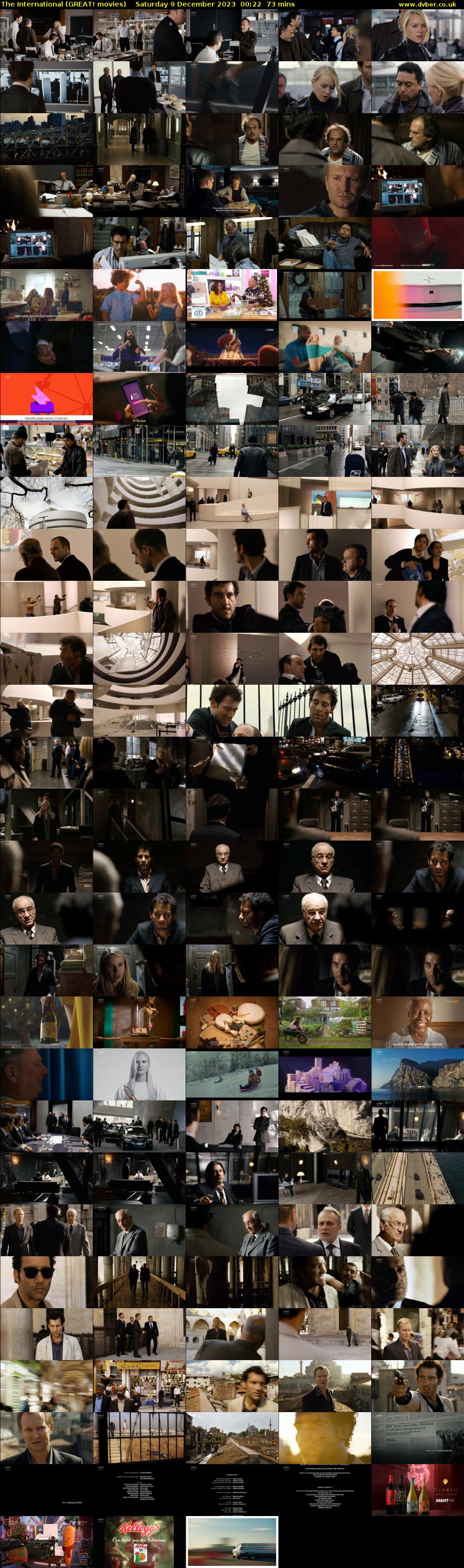 The International (GREAT! movies) Saturday 9 December 2023 00:22 - 01:35