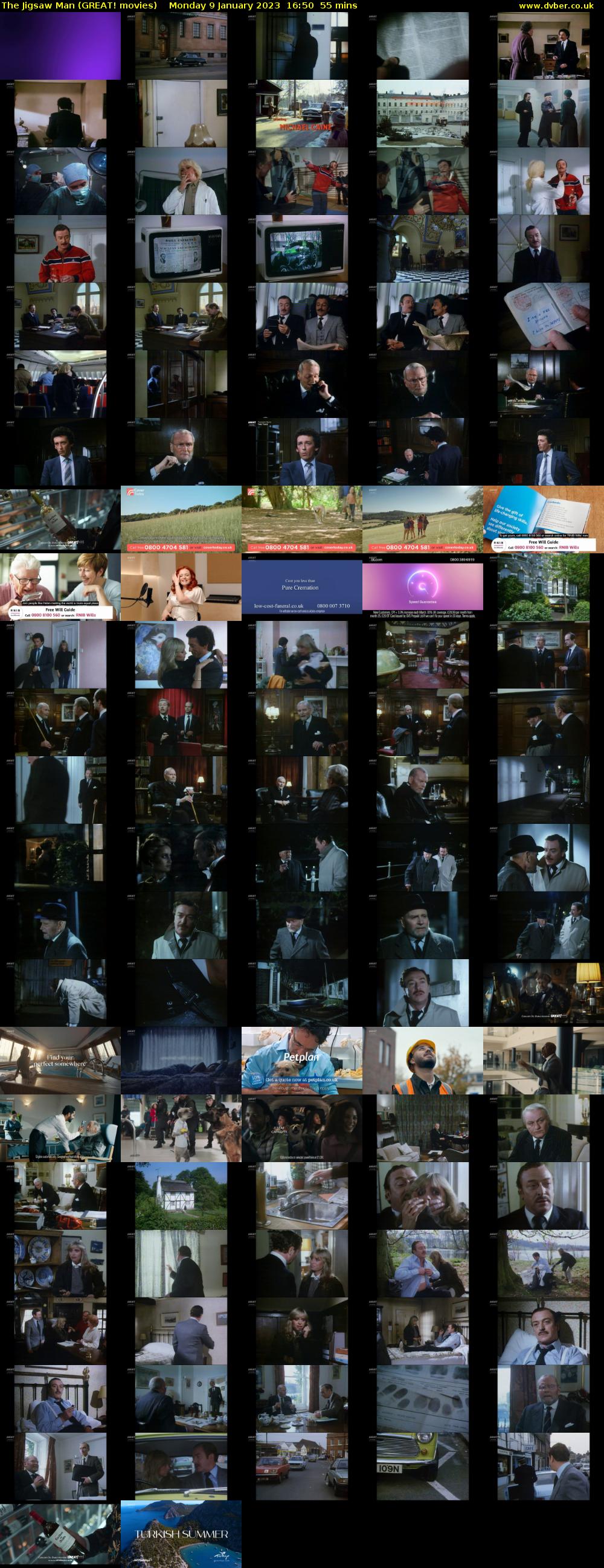 The Jigsaw Man (GREAT! movies) Monday 9 January 2023 16:50 - 17:45