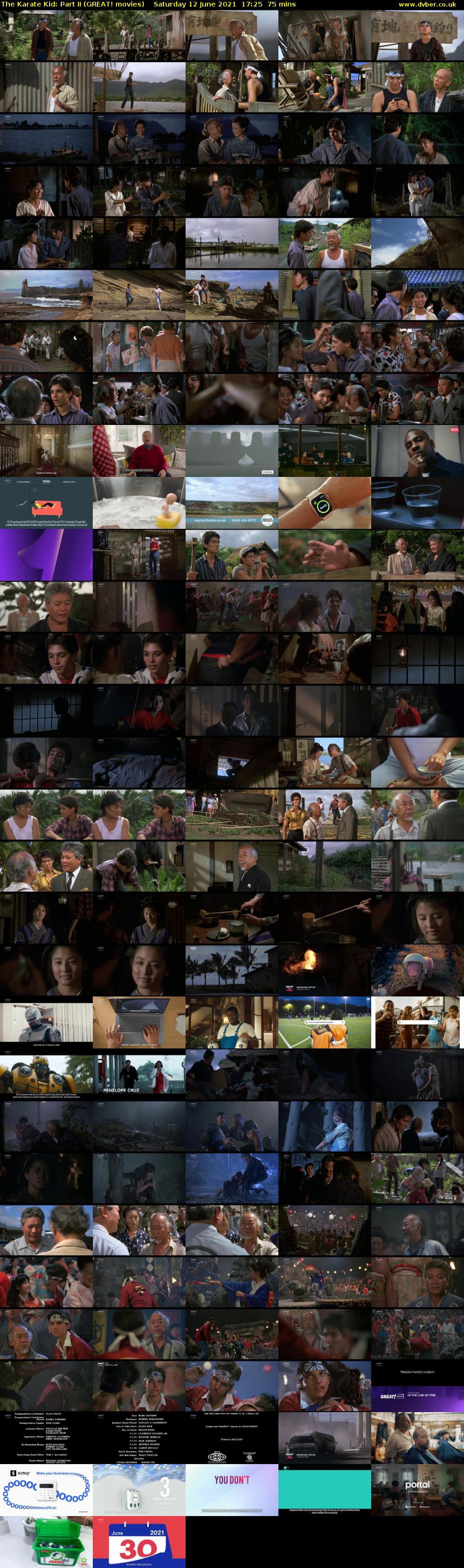 The Karate Kid: Part II (GREAT! movies) Saturday 12 June 2021 17:25 - 18:40