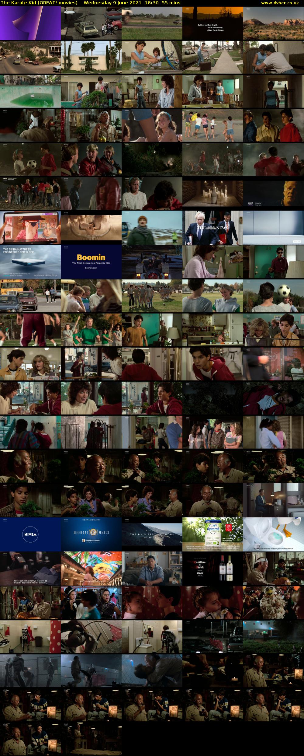 The Karate Kid (GREAT! movies) Wednesday 9 June 2021 18:30 - 19:25