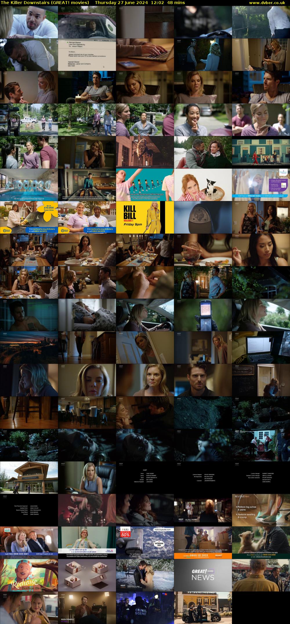The Killer Downstairs (GREAT! movies) Thursday 27 June 2024 12:02 - 12:50