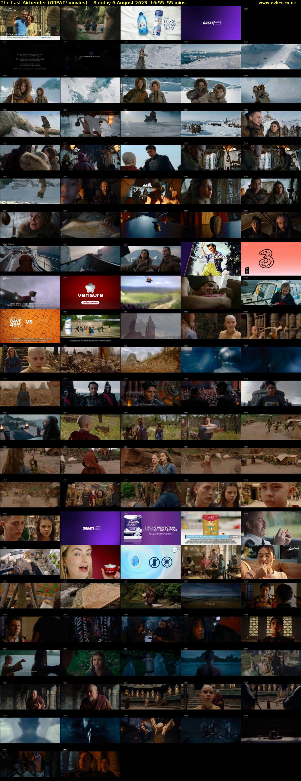 The Last Airbender (GREAT! movies) Sunday 6 August 2023 16:55 - 17:50
