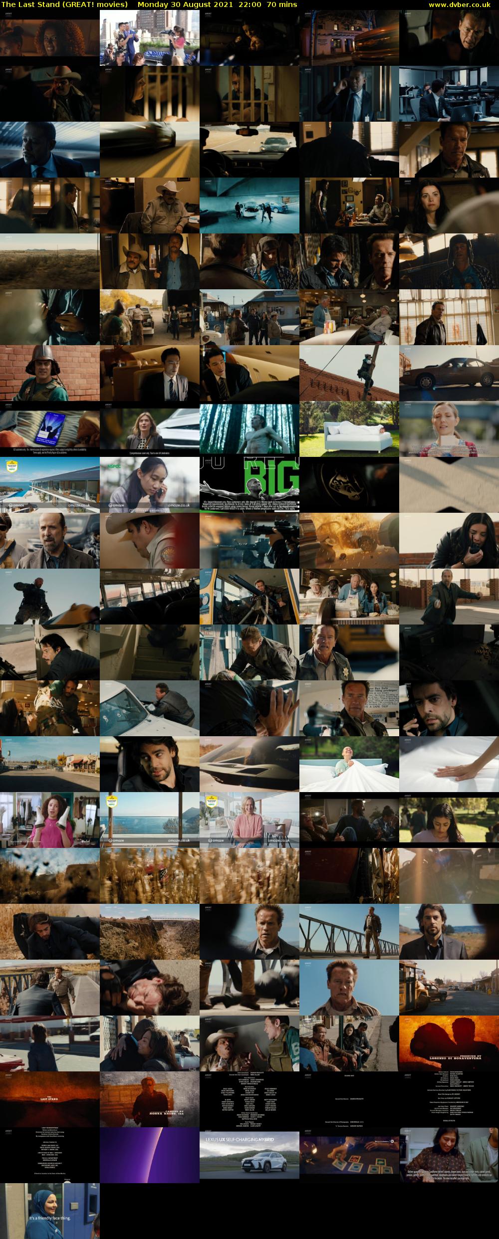 The Last Stand (GREAT! movies) Monday 30 August 2021 22:00 - 23:10