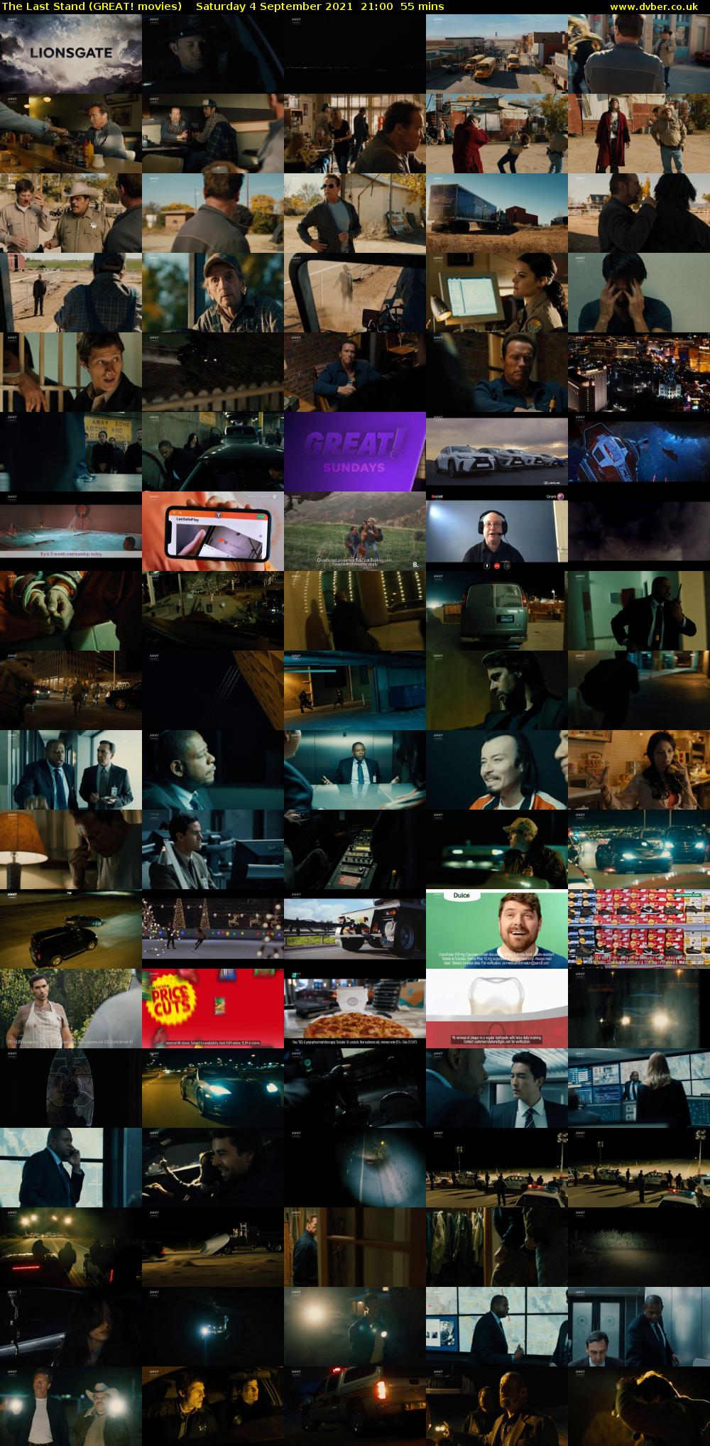 The Last Stand (GREAT! movies) Saturday 4 September 2021 21:00 - 21:55