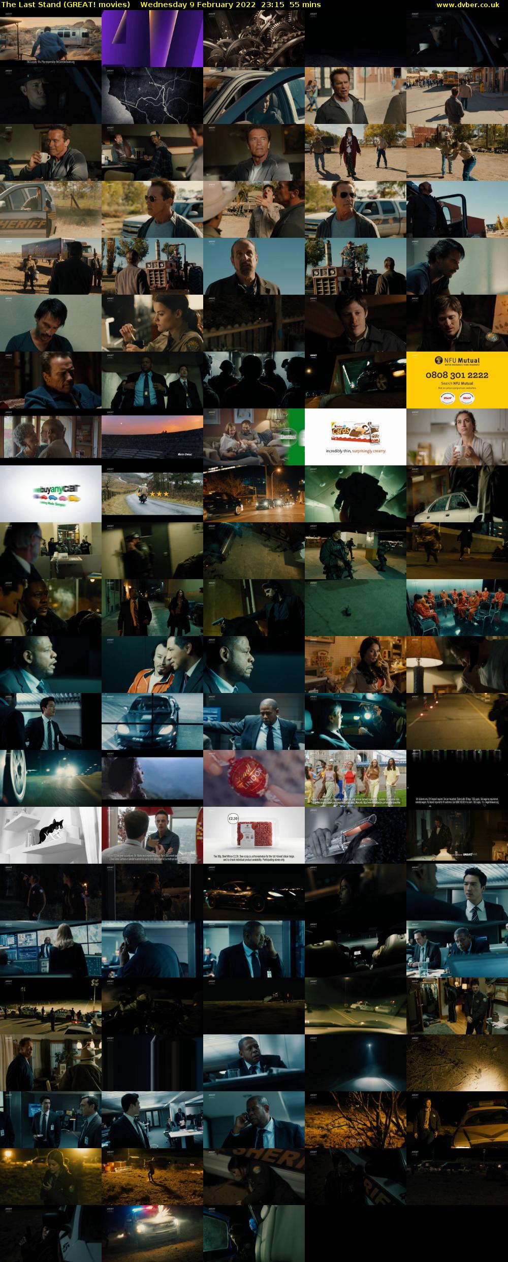 The Last Stand (GREAT! movies) Wednesday 9 February 2022 23:15 - 00:10