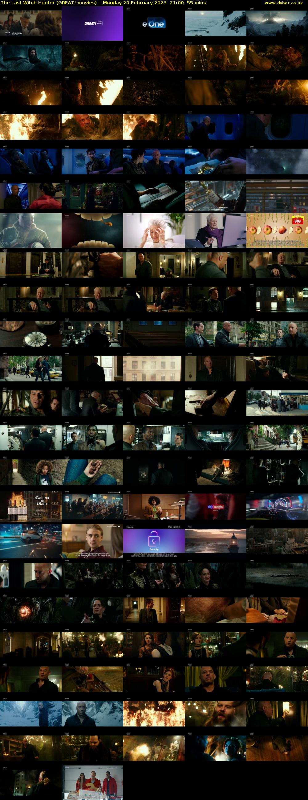 The Last Witch Hunter (GREAT! movies) Monday 20 February 2023 21:00 - 21:55
