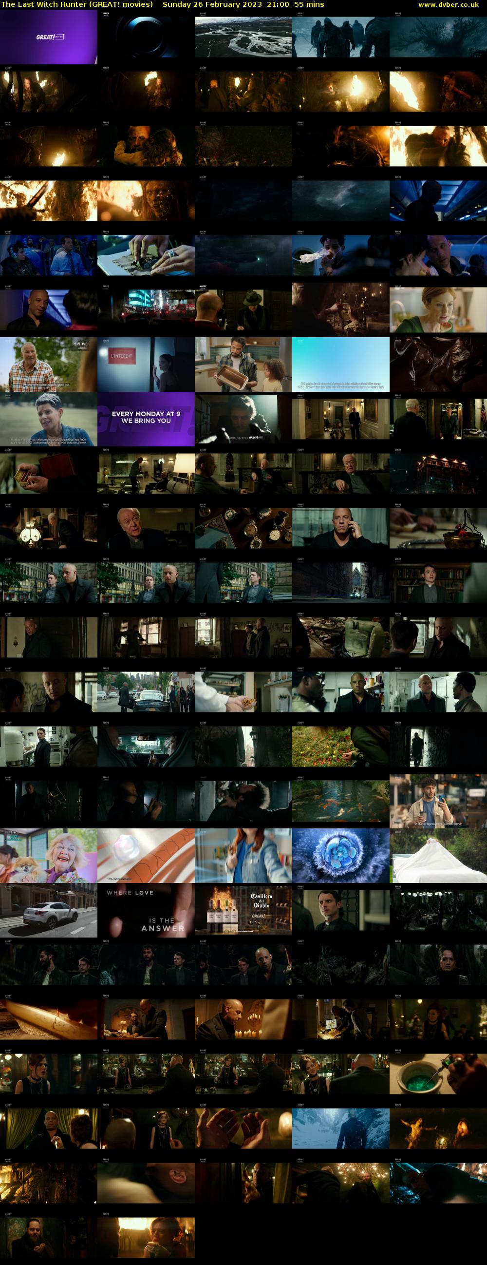 The Last Witch Hunter (GREAT! movies) Sunday 26 February 2023 21:00 - 21:55