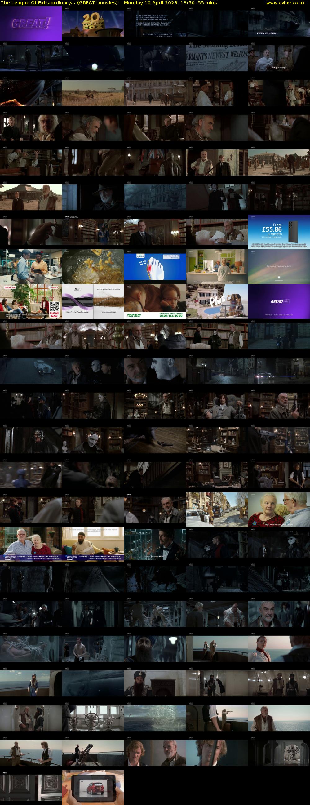 The League Of Extraordinary... (GREAT! movies) Monday 10 April 2023 13:50 - 14:45