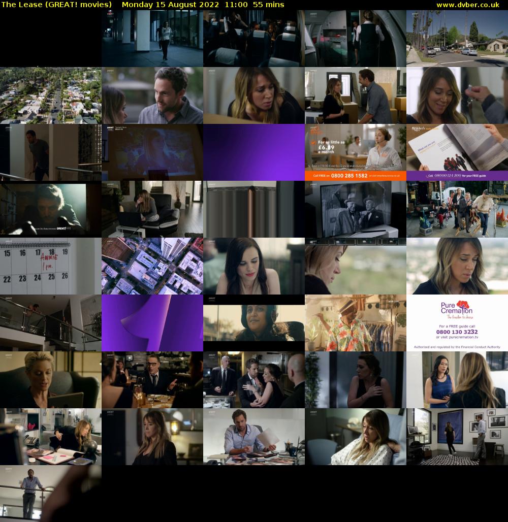 The Lease (GREAT! movies) Monday 15 August 2022 11:00 - 11:55