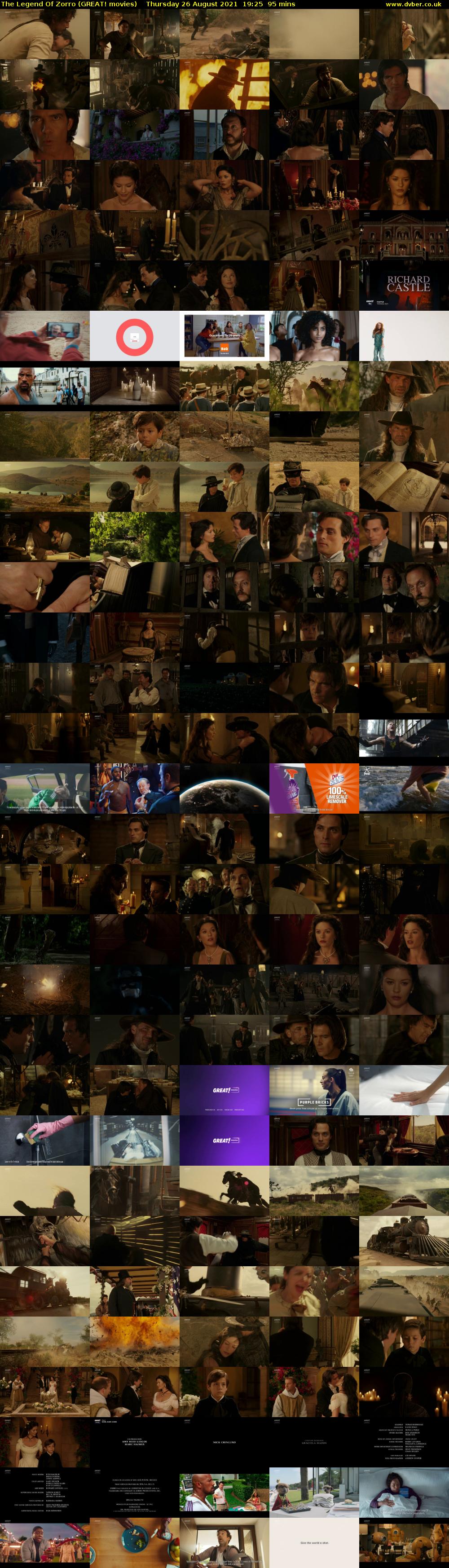 The Legend Of Zorro (GREAT! movies) Thursday 26 August 2021 19:25 - 21:00