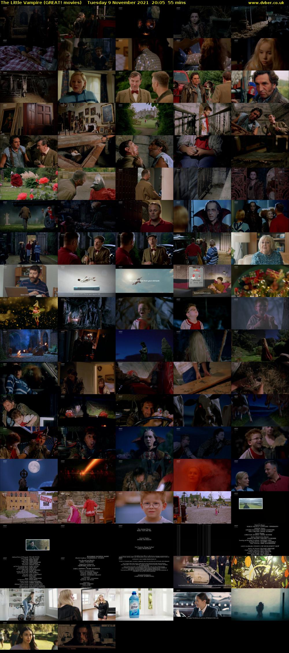 The Little Vampire (GREAT! movies) Tuesday 9 November 2021 20:05 - 21:00