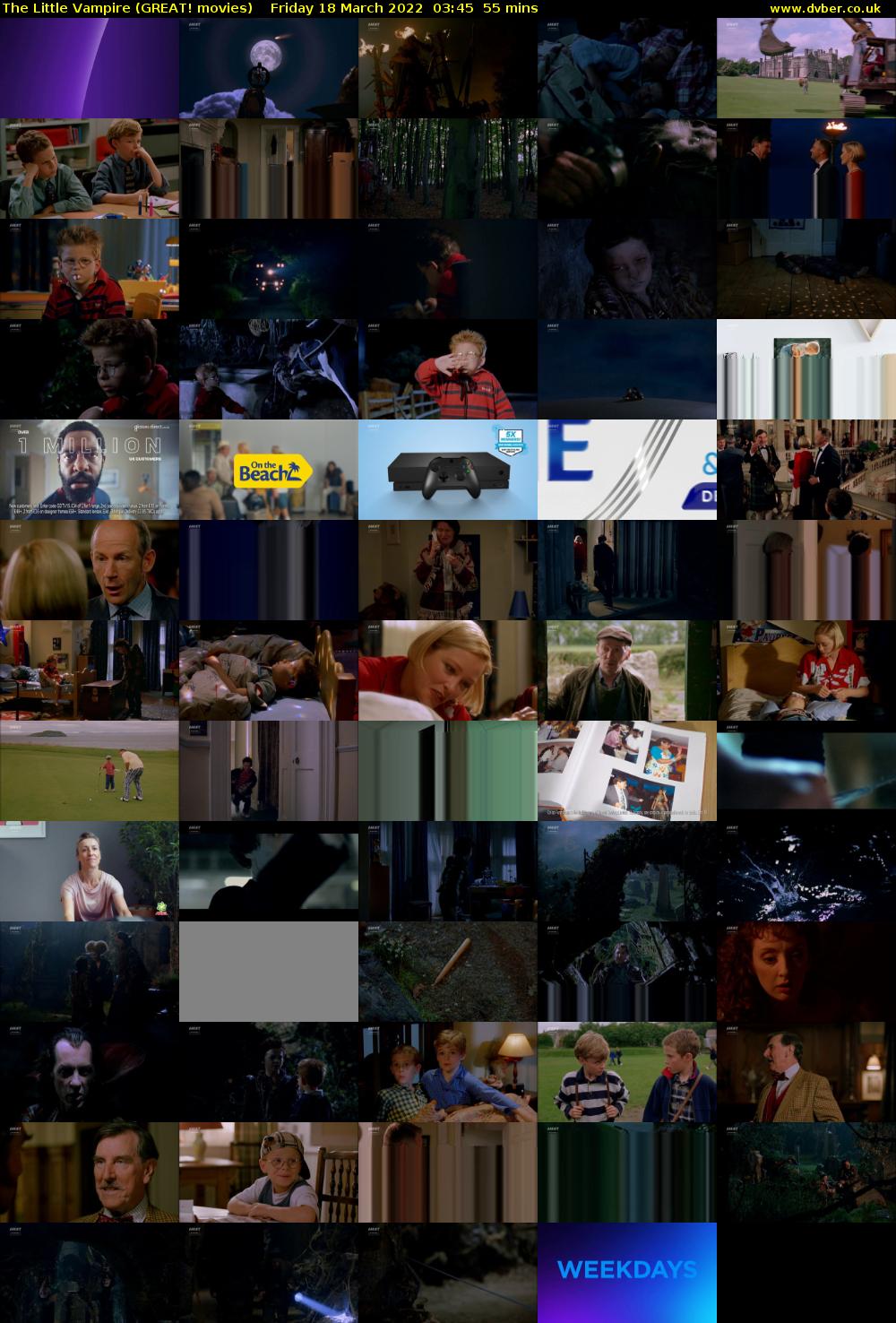 The Little Vampire (GREAT! movies) Friday 18 March 2022 03:45 - 04:40