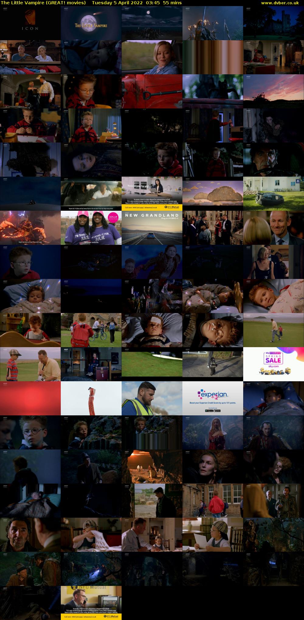 The Little Vampire (GREAT! movies) Tuesday 5 April 2022 03:45 - 04:40