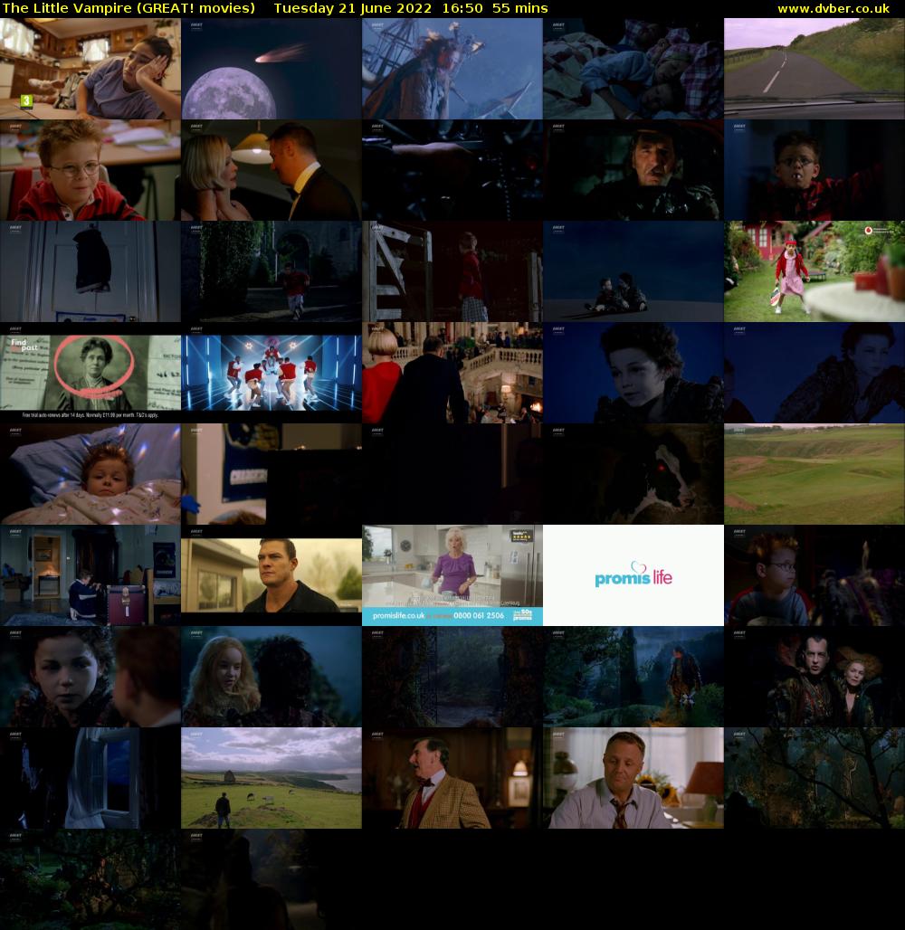 The Little Vampire (GREAT! movies) Tuesday 21 June 2022 16:50 - 17:45