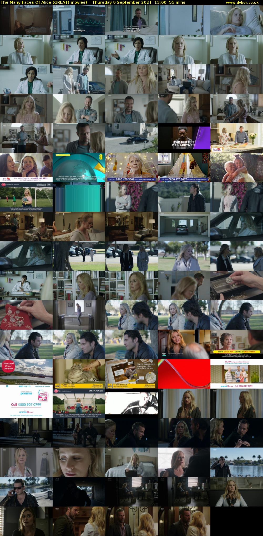 The Many Faces Of Alice (GREAT! movies) Thursday 9 September 2021 13:00 - 13:55