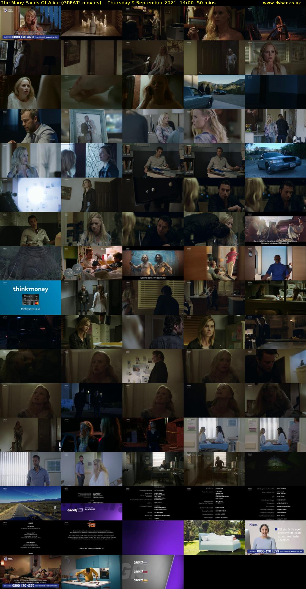 The Many Faces Of Alice (GREAT! movies) Thursday 9 September 2021 14:00 - 14:50