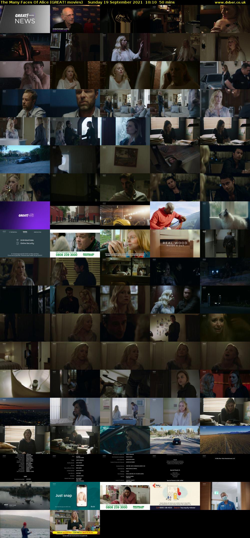The Many Faces Of Alice (GREAT! movies) Sunday 19 September 2021 10:10 - 11:00