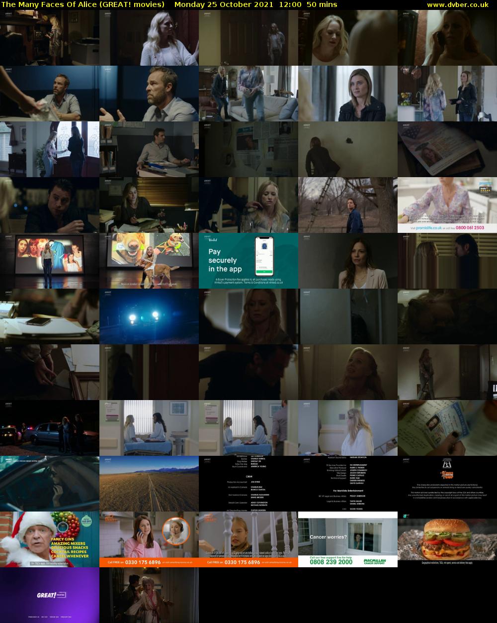 The Many Faces Of Alice (GREAT! movies) Monday 25 October 2021 12:00 - 12:50