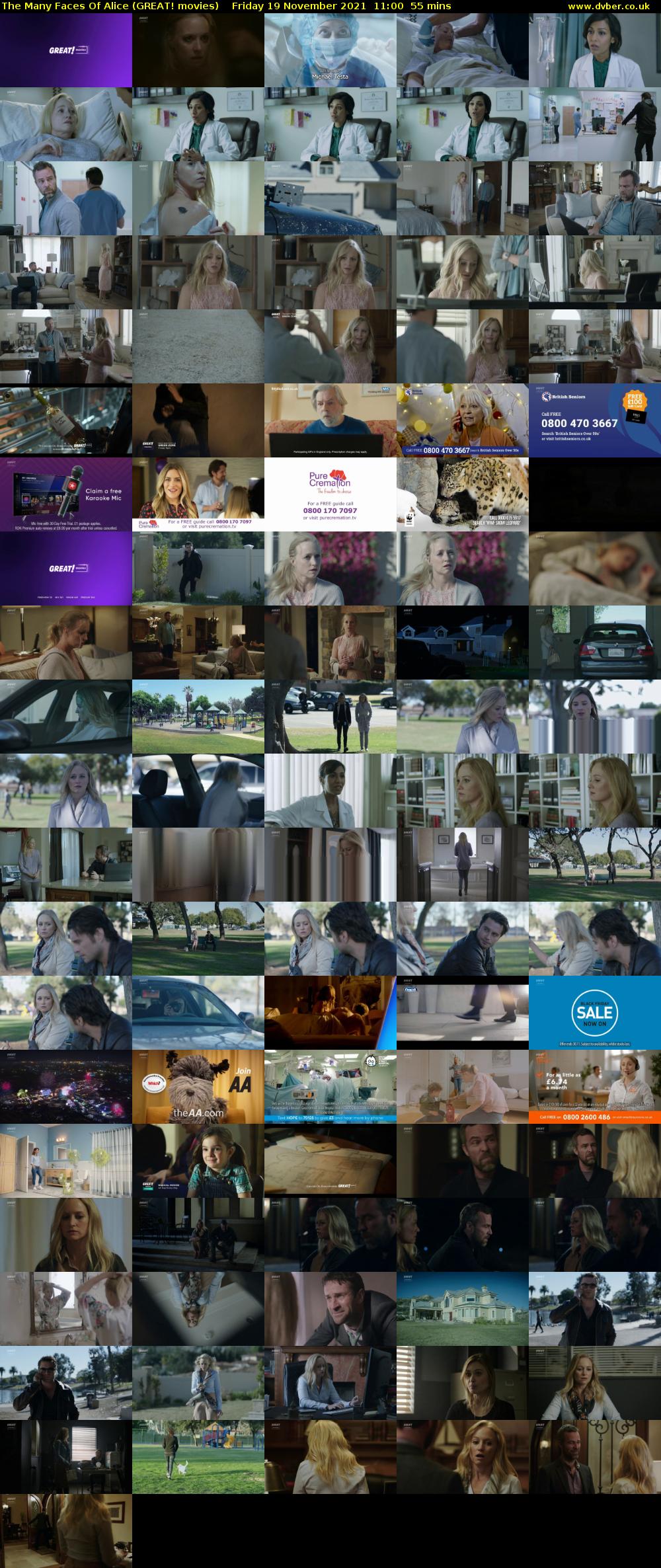 The Many Faces Of Alice (GREAT! movies) Friday 19 November 2021 11:00 - 11:55